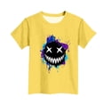 thumbnail image 5 of hengsof T-Shirt Graphique à Manches Courtes pour Enfants Unisexe, Motif Imprimé Mignon, Col Rond Décontracté, T-Shirt d'Été Léger pour Jouer, Haut pour 1-13 Ans, 5 of 5