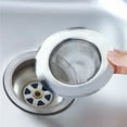 thumbnail image 1 of Bathtub Hair Catcher Stopper Shower Drain Hole Filter Strainer Stainless Steel, 1 of 9