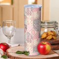 thumbnail image 2 of Pioneer Flower Floral Print Pattern 20oz Skinny Tumbler with Straw & Lid, Double Wall Vacuum Insulated Cup, Leak-Proof, Cup Holder Friendly, Hot 6H Cold 12H, 2 of 6