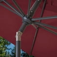 thumbnail image 2 of Parapluie de Patio de 3 M (10 Pi) avec Inclinaison Automatique - Rouge, 2 of 2
