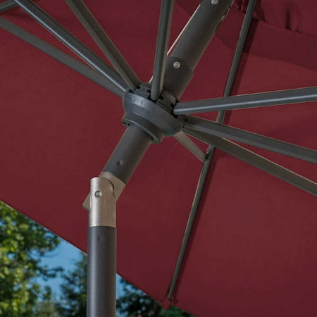 Proshade 3 M 10 Ft Patio Umbrella With Auto Tilt Red Walmart Canada
