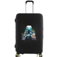 thumbnail image 3 of Luggage Covers Protective Cover Travel Luggage Scratch Proof Dust Cover Reusable Dust Cover Washable Fish Letter Print Pattern 8fish letter F XL, 3 of 6