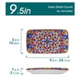 thumbnail image 2 of Juego de platos llanos vancasso Simi rectangulares de porcelana de 24 cm, 6 unidades, 2 of 8