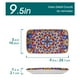 thumbnail image 2 of Juego de platos llanos vancasso Simi rectangulares de porcelana de 24 cm, 6 unidades, 2 of 8