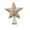 A, variant on Christmas Glitter Star Tree Topper Christmas Tree Topper Decorations 7.08 X 5.7 Inch/ Christmas tree top star white
