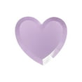 thumbnail image 2 of Comefolife Valentine's Day Heart Shaped Disposable Paper Plates Plates Red Decorative Tableware for Mother's Day Christmas Wedding Birthday Shower Party Decoration Supplies (1PC,Purple), 2 of 9