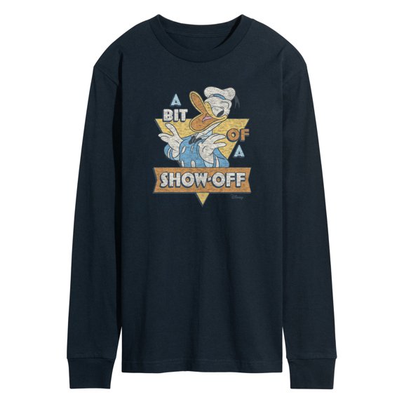 Disney - Donald Bit Of A Show Off - Men's Long Sleeve T-Shirt