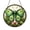 Acrylic 3.5 Inch, variant on Nature Moth Illustration in Stained Glass Style – Decorative Window Hanging