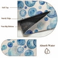 thumbnail image 6 of Blue Bubble Area Rugs 2.7'x5', Washable Small Throw Rugs for Kitchen Bedroom, Watercolor Ocean Bubble Summer Beige Indoor Outdoor Rug Non-Slip Low Pile Carpet Runner Reversible Floor Mats, 6 of 8