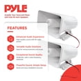 thumbnail image 2 of Bocina PA Speakers Pyle de 8 pulgadas, 65 W, 8 ohmios, soporte ajustable, paquete de 2, 2 of 9