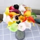 thumbnail image 5 of Matsuzay Decoración artificial Oficina en casa Flor de PU Ceremonia de boda Flor artificial Flores artificiales negro PC 1, 5 of 6