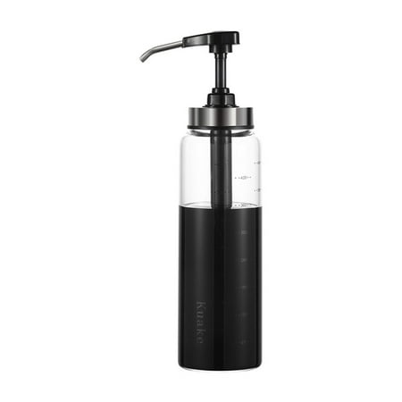 

500ml Home Kitchen Sauce Press Bottle Safe Restaurant Salad Sauce Ketchup Storage Container (Black)
