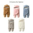 thumbnail image 3 of Sacos de dormir Cute Baby Swaddle Manta Recién nacido Swaddle Wrap Suave felpa Recibir Swaddle Wrap Saco de dormir para bebé con pies Saco de dormir para bebé para invierno, tamaño M para bebés de 0 a Meterk  Sacos de dormir, 3 of 7