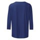 thumbnail image 4 of Tops de Cuello Redondo para las Mujeres Pascua Impresa 3/4 Mangas Blusa, Ligera Imitación Algodón Top Casual, 4 of 5