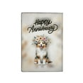 thumbnail image 2 of Happy Anniversary Miniature American Shepherd Celebrates Wedding Love Party Travel Passport Wallet MAS Dog Lover Gifts PU Leather Passport Holder Cover - 01015, 2 of 5