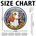 thumbnail image 3 of 89Bloom Beagle Window Hanging Stained Glass, Beagle Suncatchers for Windows Stained Glass, Stained Glass Dog suncatcher, Dog Stained Glass, 3 of 8
