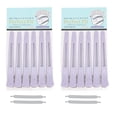 thumbnail image 1 of 12PCS Pinza para el cabello con pico de pato Antideslizante ABS Púrpura Pinza para el cabello con estilo sin costuras para barbería, 1 of 8