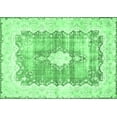 thumbnail image 1 of Ahgly Company Indoor Rectangle Persian Emerald Green Traditional Area Rugs, 8' x 10', 1 of 4