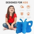 thumbnail image 6 of Dteck Case for Fire HD 8 / HD 8 Plus (12th/10th Gen,2022/2020), Butterfly Case with Kickstand Light EVA Full Boby Drop Protective Rugged Shockproof Kid-Proof Fire HD 8 Case for Kids,Blue, 6 of 7