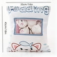 thumbnail image 3 of Cute Kitty Cat Snack Pillow Pudding Decorative Stuffed Animal Dolls for Bed Couch Creative Toy Gifts, 3 of 3