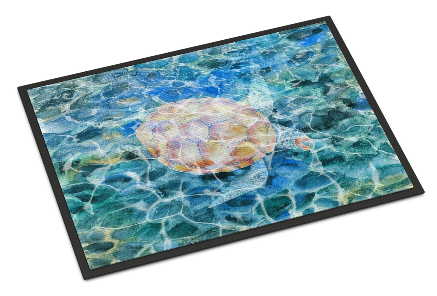 Sea Turtle Under water Door Mat