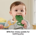 thumbnail image 3 of Fisher-Price Mini Me Moments Let’s Play Pickleball Set, 3 Sports-Themed Baby Toys for Sensory Play, 3 of 7