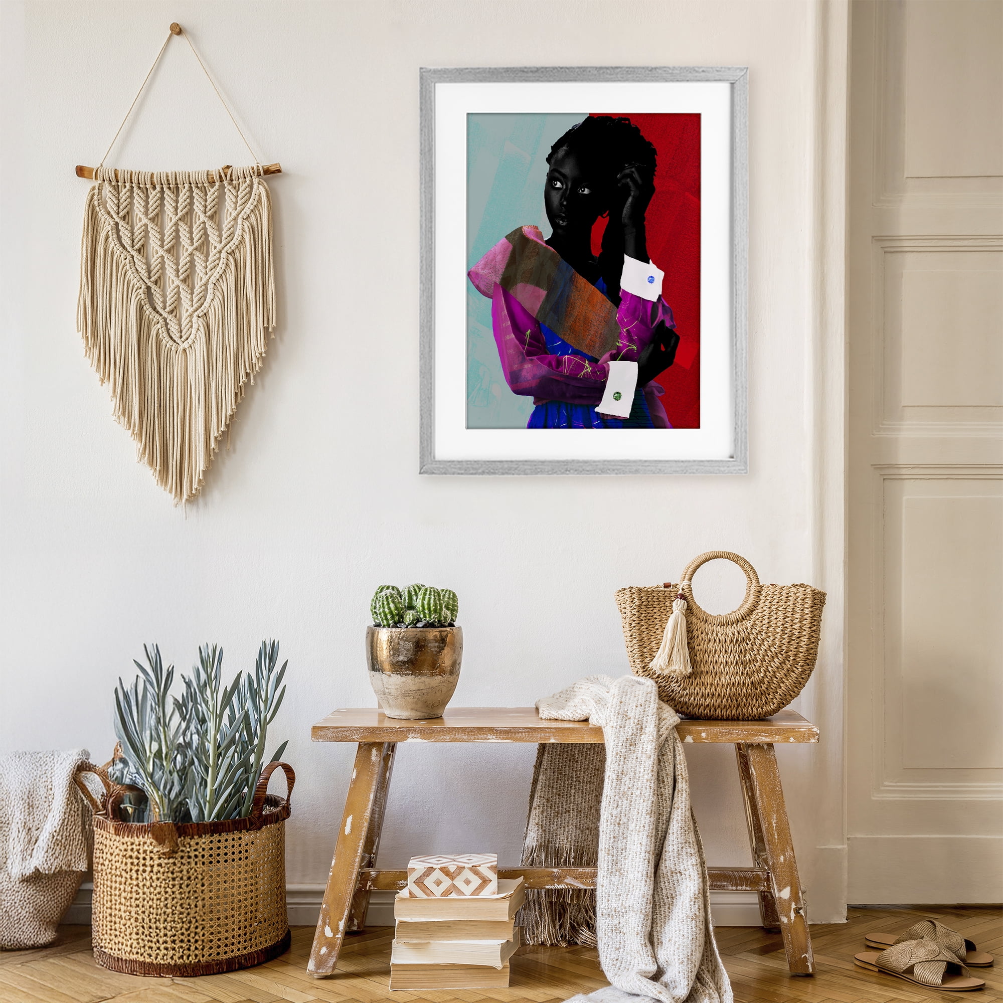 Stupell Industries New York Fashion Style Gray Framed Print Under Glass, design by NUMA Art