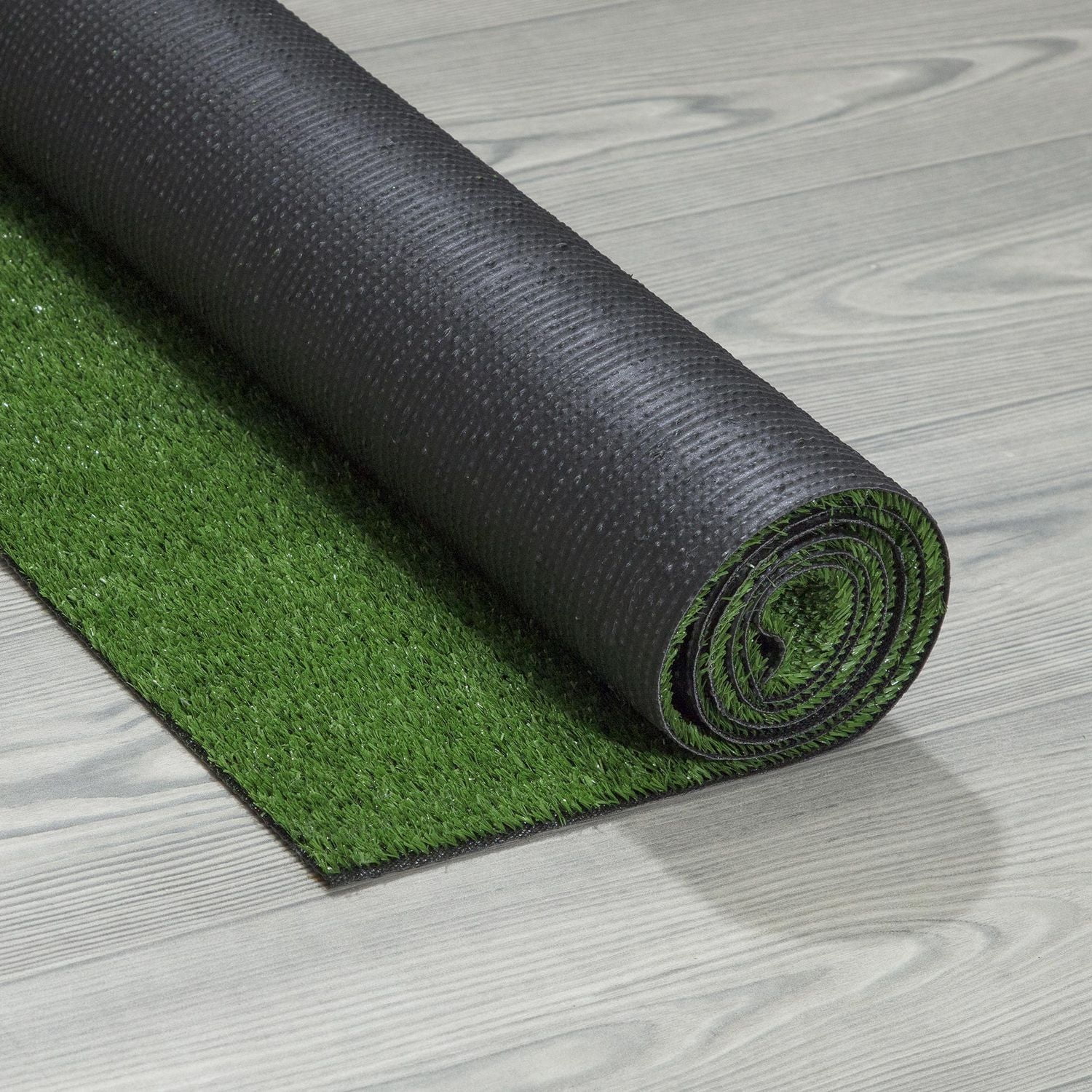 Tapis de zone en gazon artificiel de la collection Evergreen Grass
