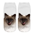 thumbnail image 5 of Calcetines estampados de dibujos animados en 3D, calcetines con estampado de gato y animales en estilo Harajuku, 5 of 5
