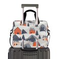 thumbnail image 2 of FORMRS 16" Laptop Bag Carrying Sleeve Case with Handle Travel Shoulder Briefcase, Blue Snow Houses, 2 of 8