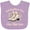 Lavender, variant on Inktastic Ice Skating Girls Figure Skater Id Rather Be on the Ice Girls Baby Bib