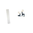 thumbnail image 1 of Pantalla De Papel Para Lámpara De Sala De Estar Con Decoración De Estatua De Reno, Cubierta De Lámpara De Pie Y Figuras De Ciervos Para El Hogar Y La Oficina., 1 of 8