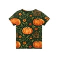 thumbnail image 4 of Toddler Boy Girls Halloween Shirt Cute Cartoon Halloween Printed Shirt Short Sleeve Fall Tops, 4 of 6