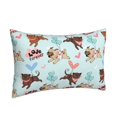 thumbnail image 2 of Bixox Cute Pug Dogs Printed Pillow Protector,Super Soft Ideal for Home,Guests,Rentals - 16"x24", 2 of 8