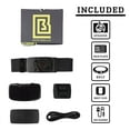 thumbnail image 2 of Boomin Belts Portable Bluetooth Belt Buckle Speaker with Faceplate | Water Resistant Magnetic Wearable Bluetooth Speaker with Clip Holder and 4GB Storage | 6+ Hour Battery Life | Belt Included (Black), 2 of 8