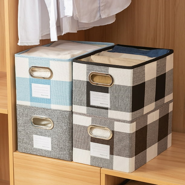 Cheers US Foldable Cube Storage Bins These Decorative Fabric Storage