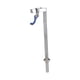 thumbnail image 3 of Grifo de llenado de vidrio para cocina, dispensador de agua de flujo ajustable, montaje universal en cubierta 37cm Plata, 3 of 9