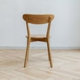 thumbnail image 6 of Kacho Modern Dining Chairs, Dining Chair Furniture, Wooden FAS Grade Oak Natural Wood, 100% Dirt-free Wood Chair Solid Chair Table Chair, Sturdy Wooden Chairs for Kitchen, Dining Room, 1PCS, 6 of 20