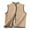 Khaki, variant on Annhoo Kids Plush Vest Boys Girls Sleeveless Button down Padded Jackets Fall Winter Comfy Warm Outwear