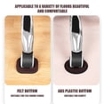 thumbnail image 4 of Muebles antideslizantes Sofá stoppers silla de silla de silla de lecho para adelantado Prevención de ruedas Pastillas de ruedas Protectores Suministros para el hogar Marrón Inevent HA028340-02, 4 of 7