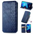 thumbnail image 1 of Case for Motorola Moto G8 Power Lite Flip Cover Wallet Flip Cover Magnetic Protective - Blue, 1 of 5