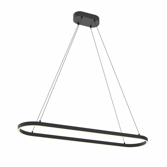 AFX  Glo 48'' LED Linear Pendant Black N/A N/A