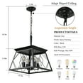 thumbnail image 2 of Holaki 4-Light Farmhouse Chandeliers For Dining Room, 2 of 8