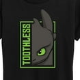 thumbnail image 3 of How to Train Your Dragon - Toothless - Women's Short Sleeve Graphic T-Shirt, 3 of 5