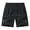 Black, variant on 1PCS Men's Fashion Casual Solid Color Shorts with Elastic Waistband and Functional Pockets, Lightweight Sports and Beach Pants for Summer Vacation Blue XXL(XXL)