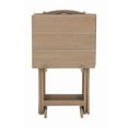 thumbnail image 2 of Smyth Gray Acacia Tray Table Set, 2 of 9