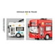 thumbnail image 5 of 1:50 Alloy Bus Model London Single Tram Bus Vehicles Car Toy with Light & Sound Collections, 5 of 5