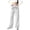 White, variant on MAIHAN Girls Sweatpants Letter Print Casual Wide Leg Pants Loose Fit Straight Leg Trousers for Youth Urban Street Style Baggy Pants(Black,10-11 Years)