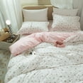 thumbnail image 1 of Estilo Funda Nórdica Estampado Floral Juegos de Cama King Pink White Floral Comforter, 1 of 9