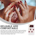 thumbnail image 3 of kurtrusly False Nail Removable Wearable Simple to Apply Smooth Surface Various Shapes Fake Fingernail Strong Viscosity Charming Paster 10, 3 of 6